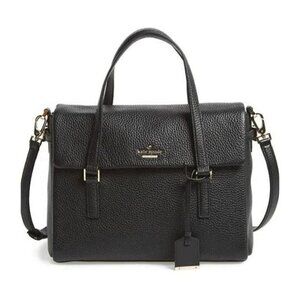 Euc Kate Spade NY Holden Street Black Leather 2/Way Shoulder Bag Purse